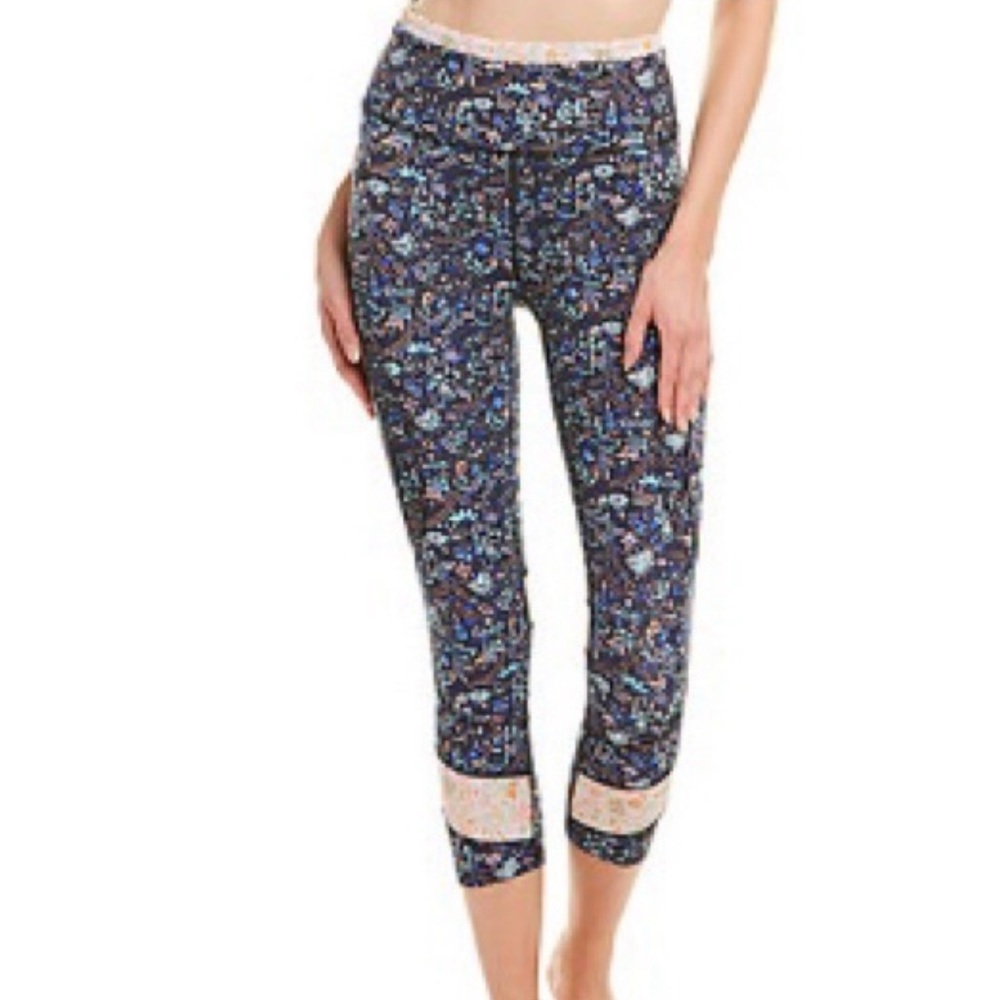Free People Movement Lose Your Marbles Cropped Leggings Size Small
